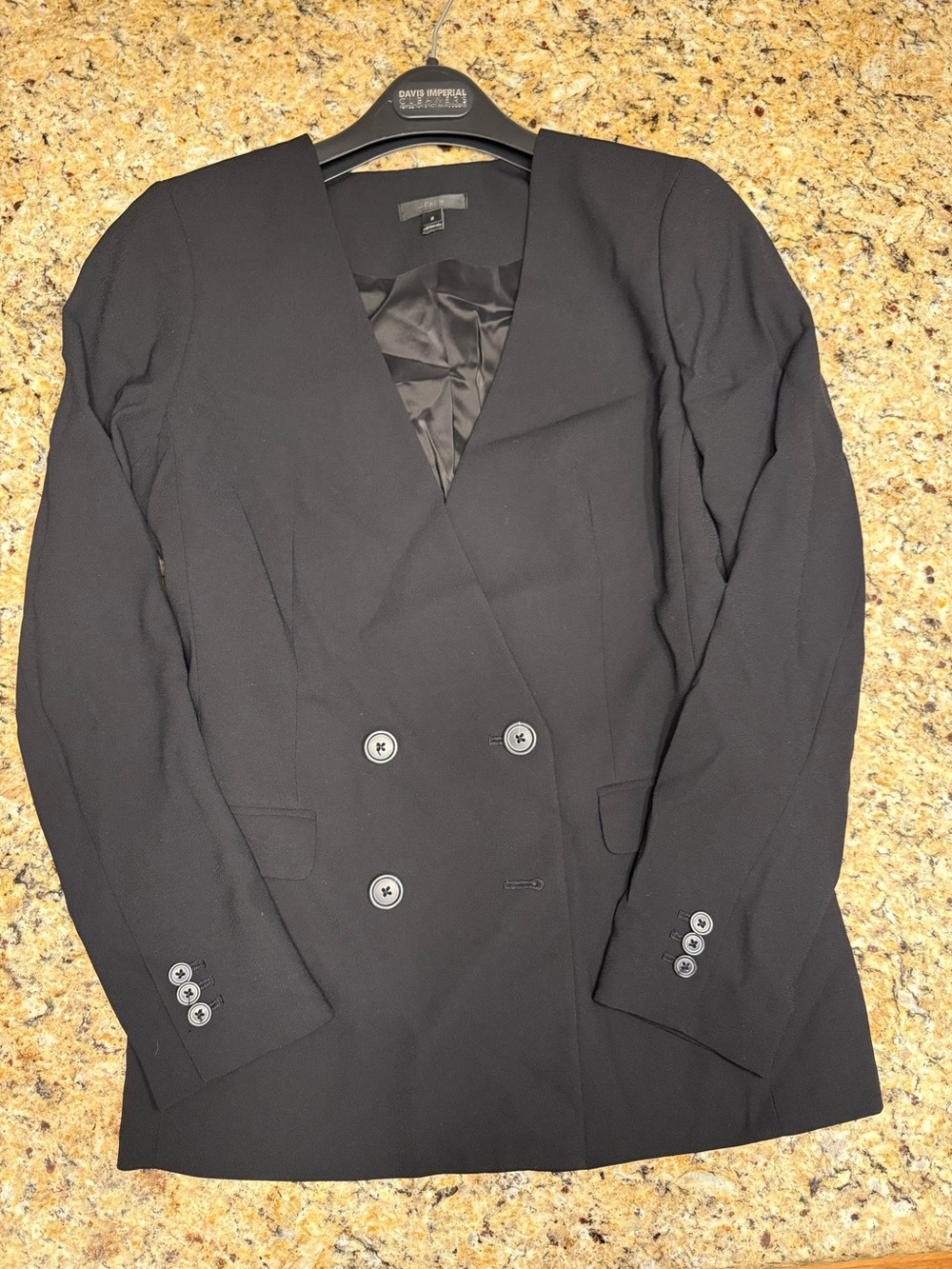 NWOT Women’s J.Crew French Girl Blazer in 365 Crepe size 2 BLACK